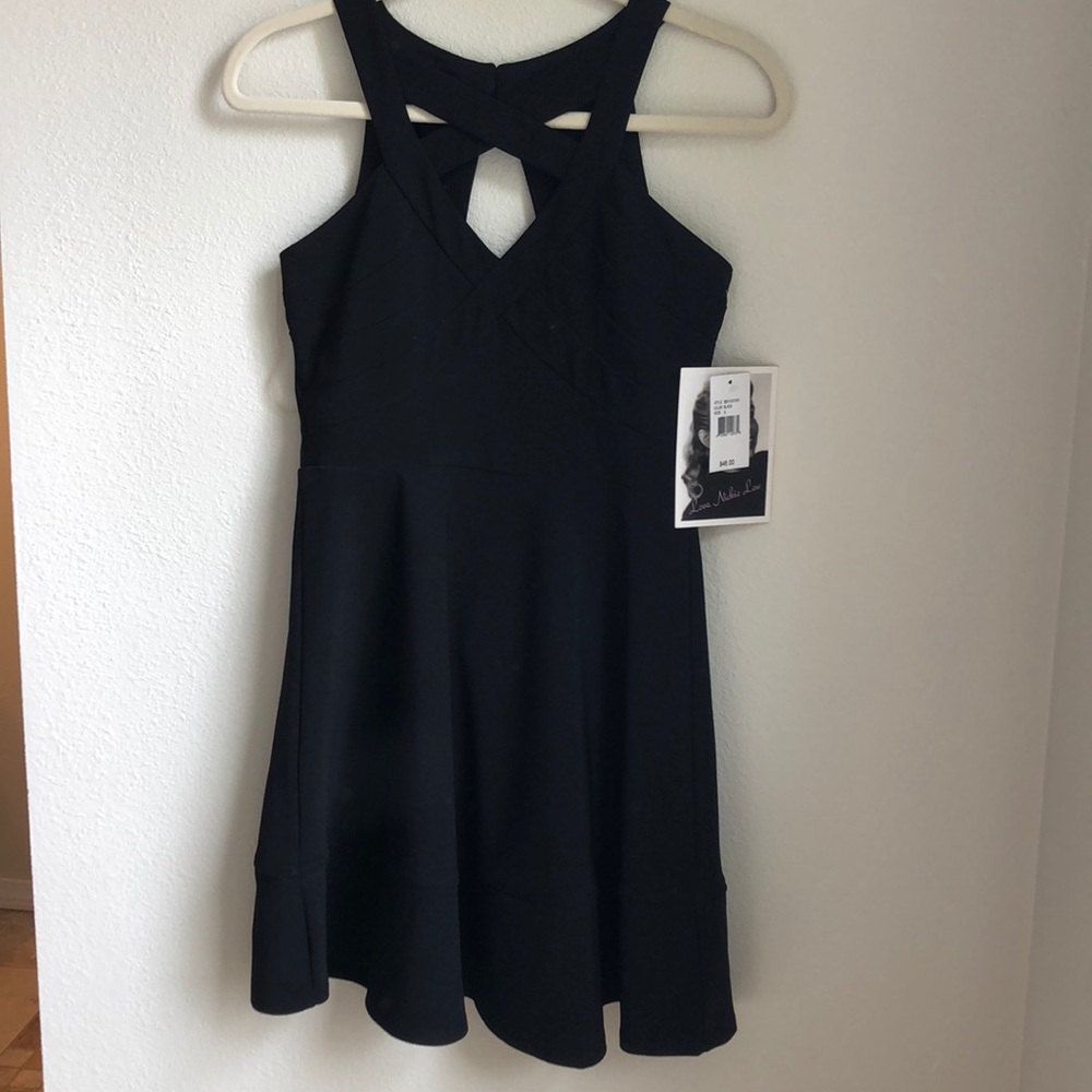 NWT Nordstrom Black Fit&Flare Dress
